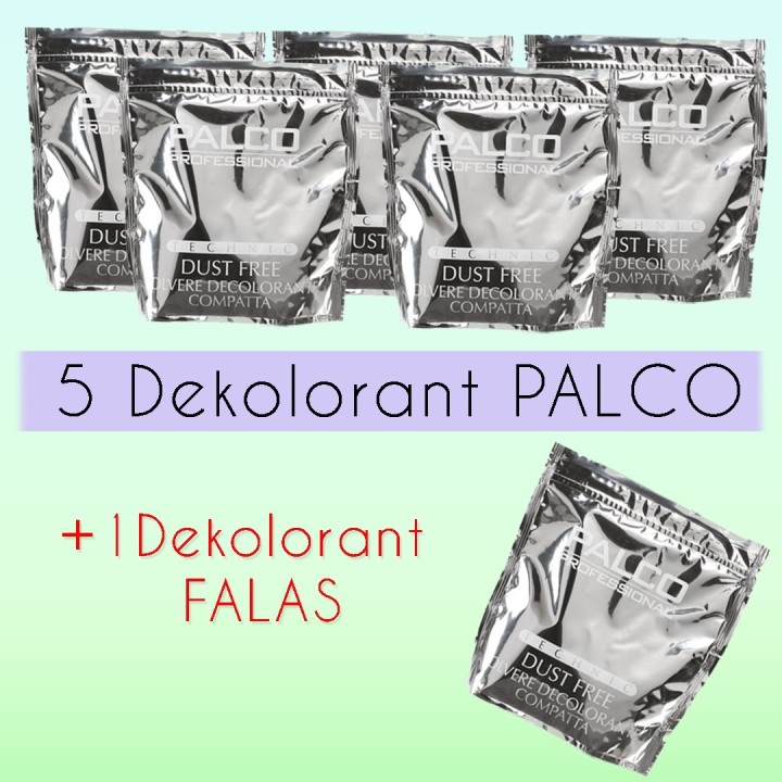 OFERTE 5 DEKOLORANT PALCO 500G + 1 FALAS