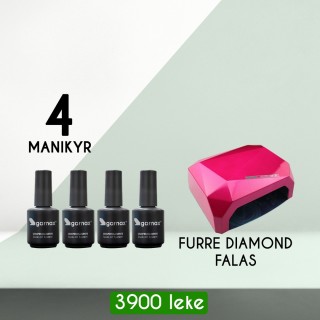 4 MANIKYR + FURRE DIAMOND FALAS