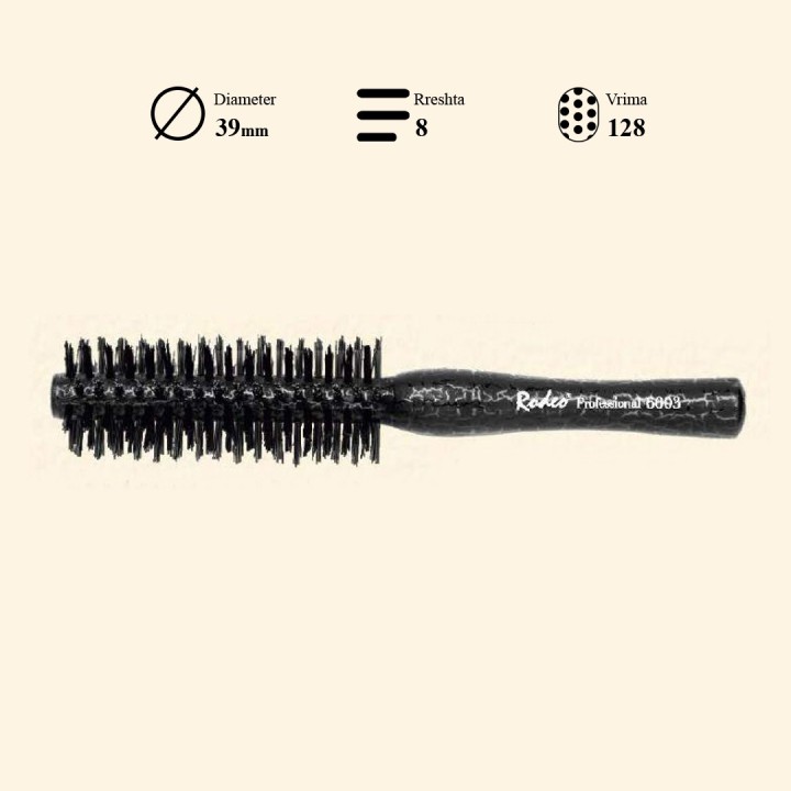 Rodeo hair brush Black Pearl 39mm
