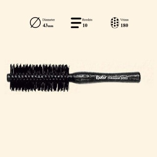 Rodeo hair brush Black Pearl 43mm