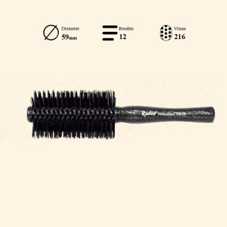 Rodeo hair brush Black Pearl 59mm