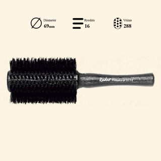 Rodeo hair brush Black Pearl 69mm