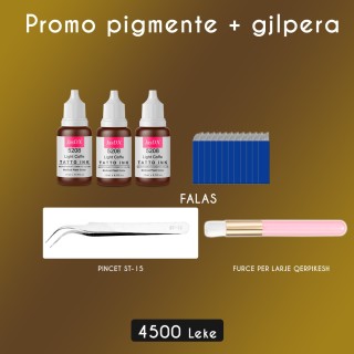 Promo pigmente + gjilpera