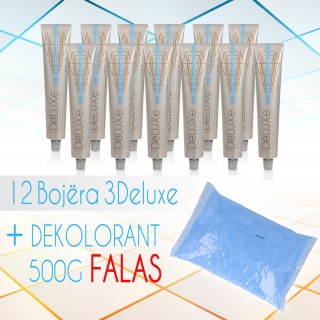 Ofertë 3Deluxe 12 Bojë + 1 Dekolorant