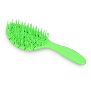 1+1 falas - DETANGLING HAIR BRUSH FLUOR GREEN