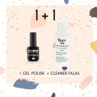 1 Gel polish + Cleaner falas