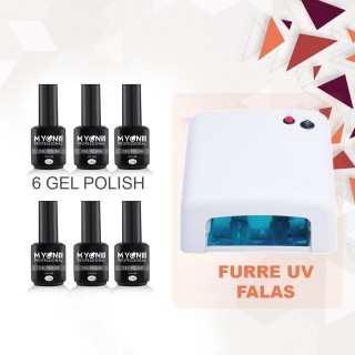 6 Gel Polish ++ Furre UV Falas