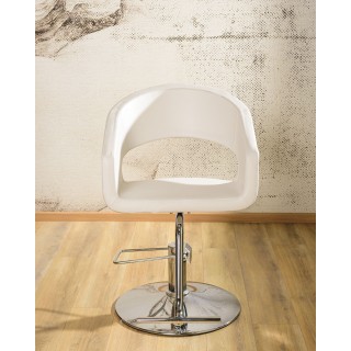 Poltron i bardhe rrethor