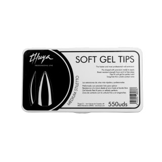 Soft Gel Tips Medium Coffin 550 cope