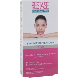 RESTASE HAIR REMOVAL FACE 20 STRIPS