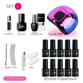 Set per thonjte me manikyr xhel