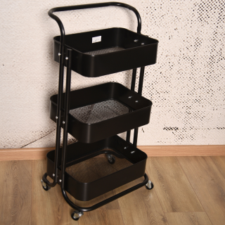 Karrel estetike i zi me mbajtese - 6104