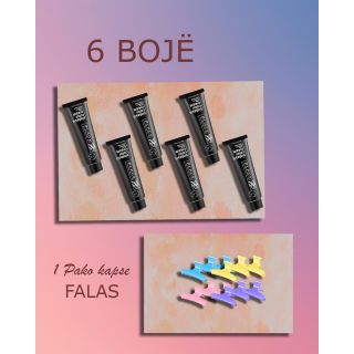 Oferte 6 Boje Black + 1pako kapse flokesh