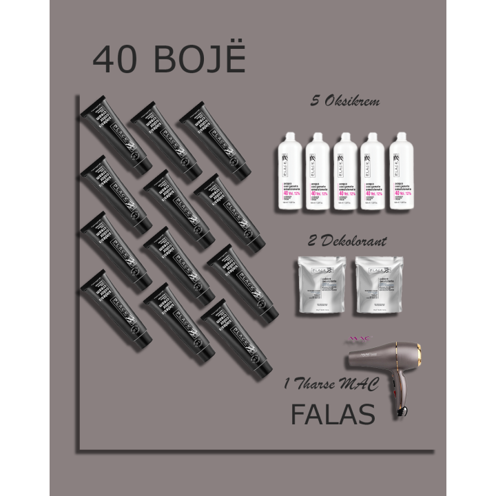40 Boje Black Profesional + THARESE MAC FALAS