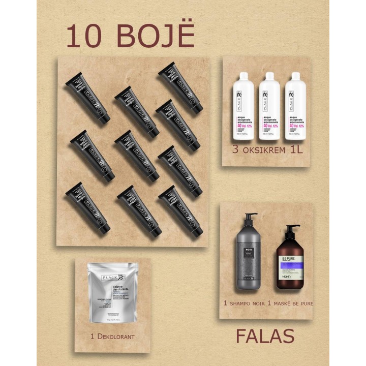 10 Boje Black+ shampo NOIR 1000ml FALAS