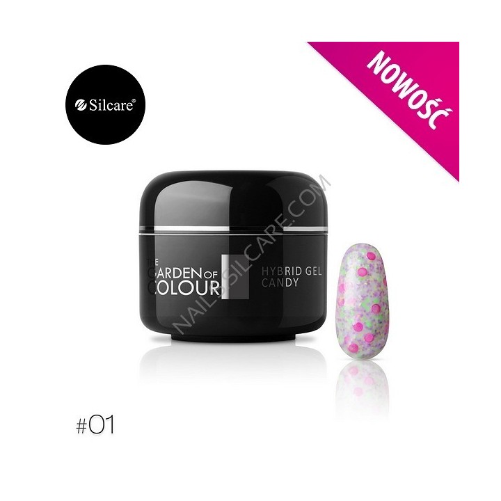 HYBRID GEL THE GARDEN OF COLOUR CANDY 01