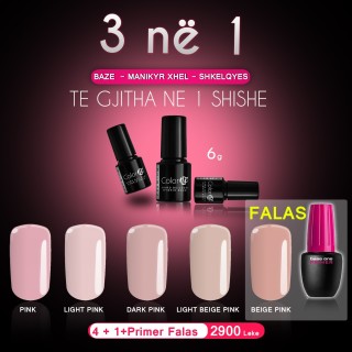 SET 4+1+Primer Falas Hard Base Colours