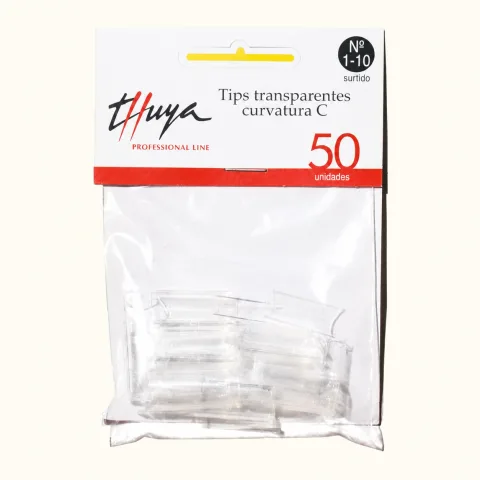 Tips Transparent C- 50 cope