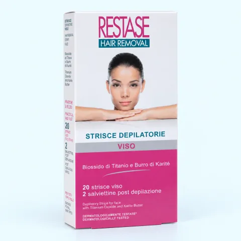 RESTASE HAIR REMOVAL FACE 20 STRIPS