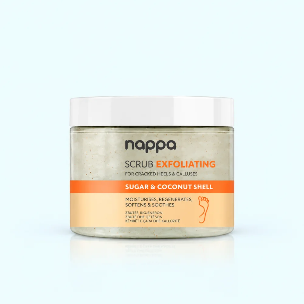 Exfoliating scrub for cracked heels and calluses Nappa 350 ml