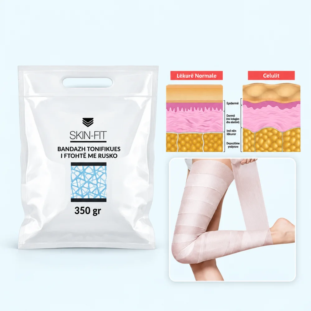 Skin-Fit Bendaggio Tonificante Freddo con Rusco
