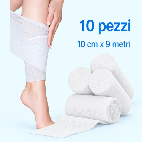 BENDE PER BENDAGGI 10cm x 9 metri