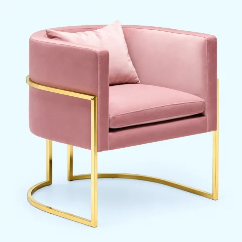 Poltron estetike Roze