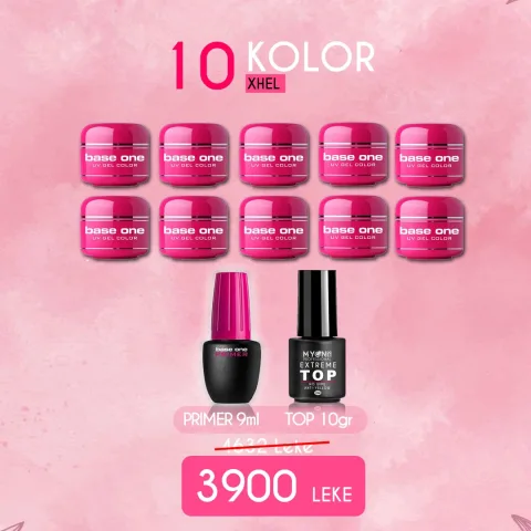 10 Kolor xhel + Primer & Shkelqyes