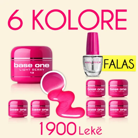 6 Kolore + Nail Prep FALAS