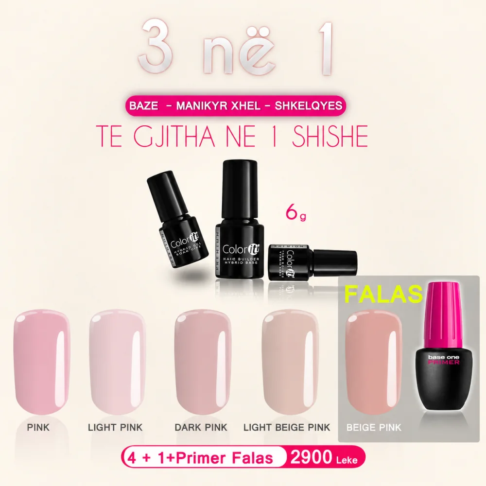SET 4+1+Primer Falas Hard Base Colours