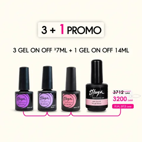 3 gel on off 7ml + 1 gel on off 14ml