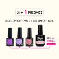 3 gel on off 7ml + 1 gel on off 14ml