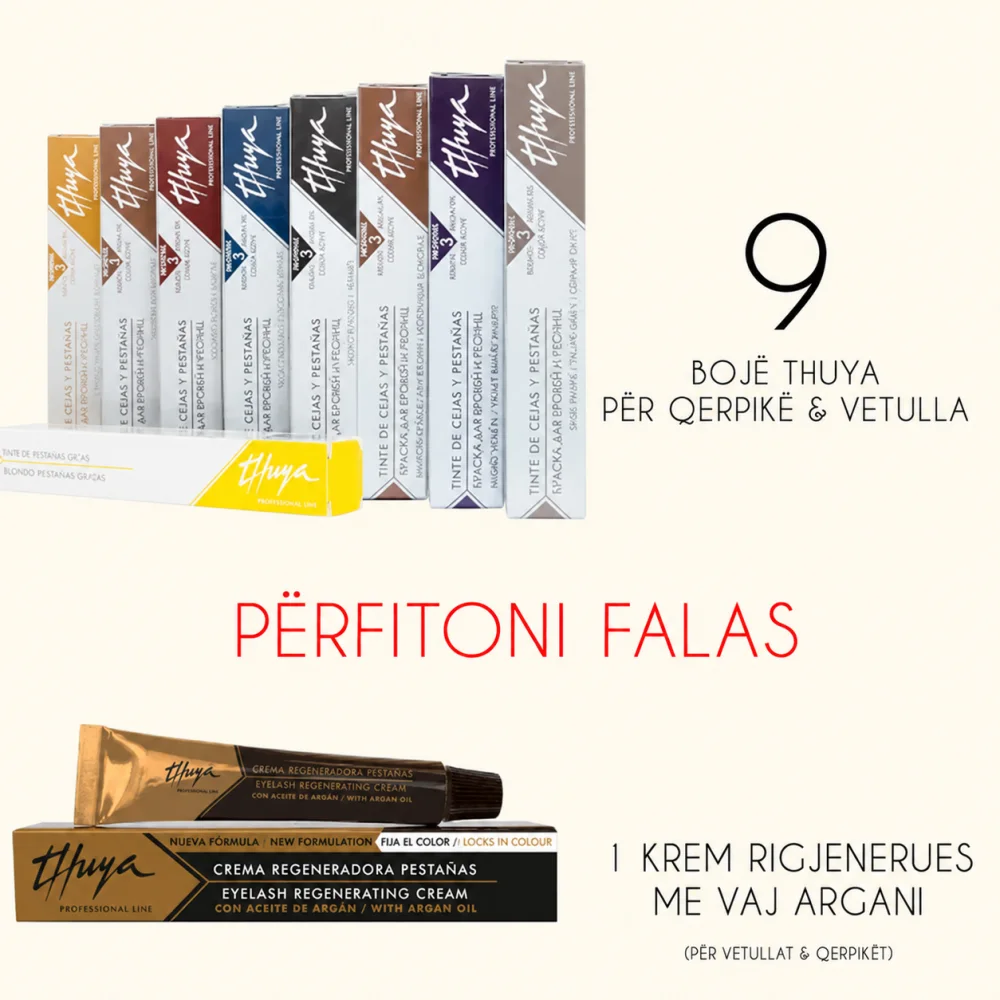 Oferte 9 Boje THUYA + 1 Krem argan THUYA FALAS