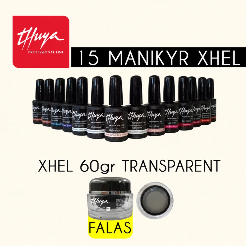 15 MANIKYR XHEL THUYA + XHEL 60GR FALAS