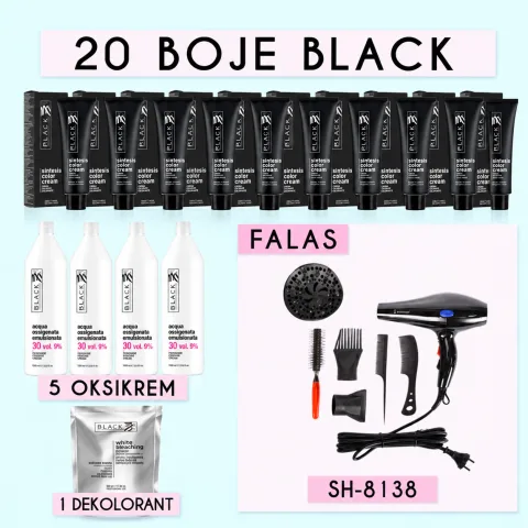 Oferte 20 boje Black