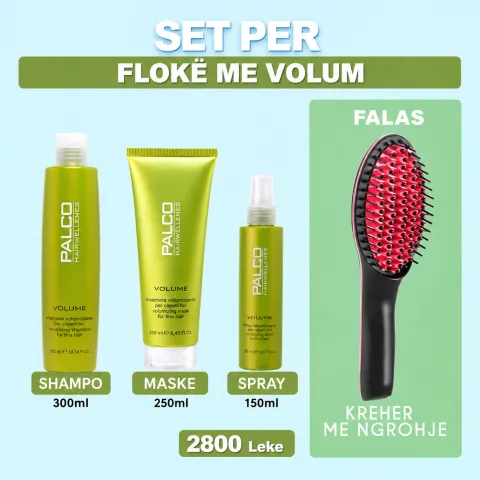 set per  flokë floke me volum + KREHER FALAS