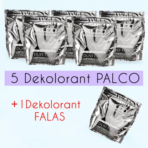 OFERTE 5 DEKOLORANT PALCO 500G + 1 FALAS