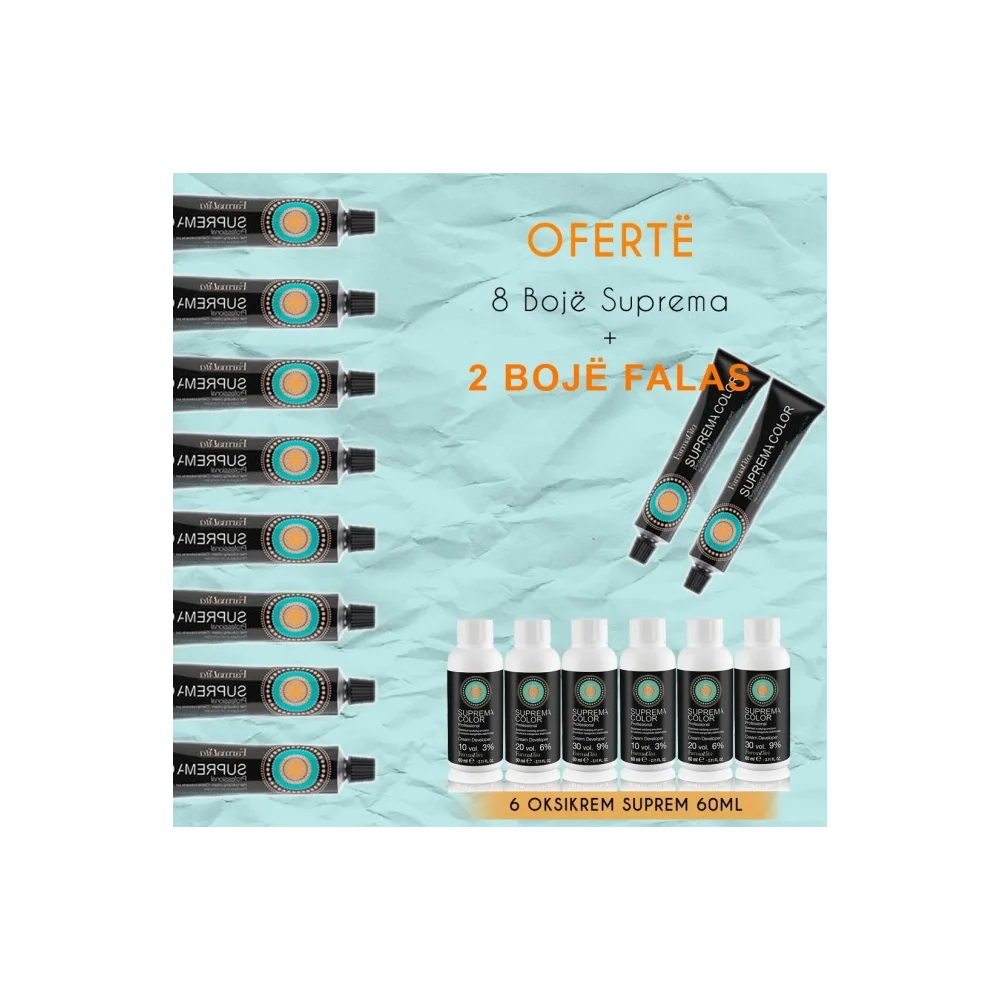 Ofertë Suprema 8 Bojë + 2 FALAS
