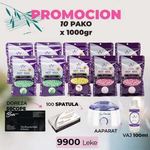 10 Pako Cera Depilimi Promo