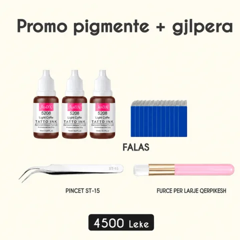 Promo pigmente + gjilpera