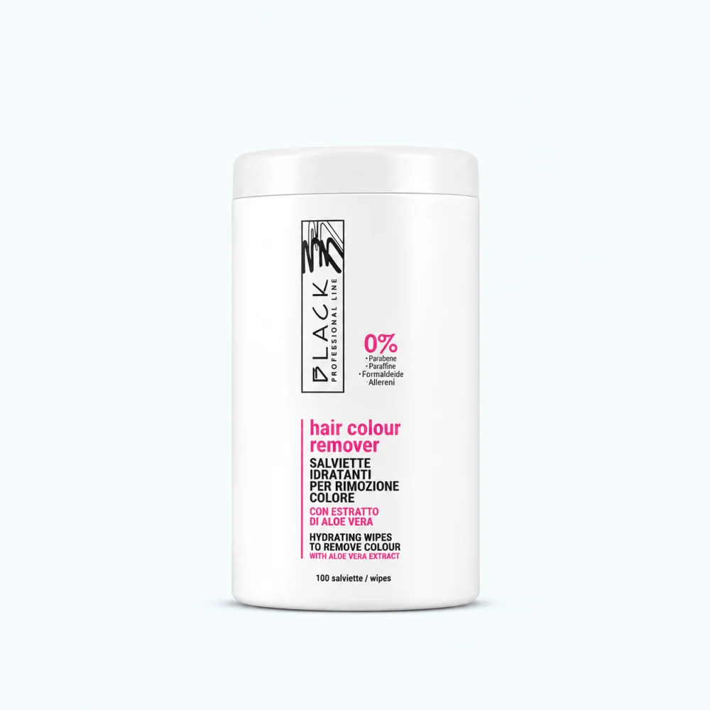 HAIR COLOUR REMOVER – MOISTURISING COLOUR REMOVAL 100 WIPES