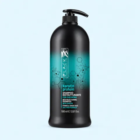 Black Professional Shampo Keratin&Protein 1000 ml