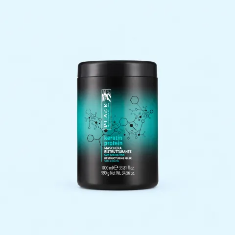 Black Professional Maske 1000 ml Keratin&Protein